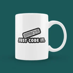 ماگ انگیزشی JUST CODE IT