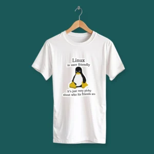 تیشرت Linux is user friendly