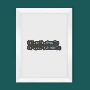 jQuery Show & Hide Wall Art