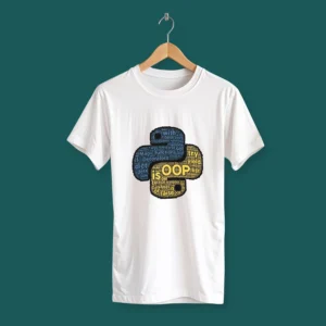 تیشرت Python words cloud