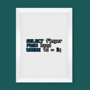 SELECT Finger FROM Hand Wall Art