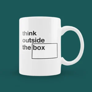 Think Outside The Box Mug