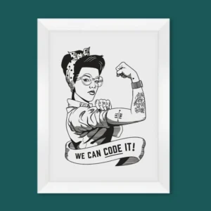 We Can Code It Wall Art