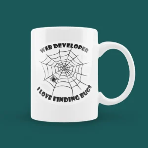 Web Developer I Love Finding Bugs Mug