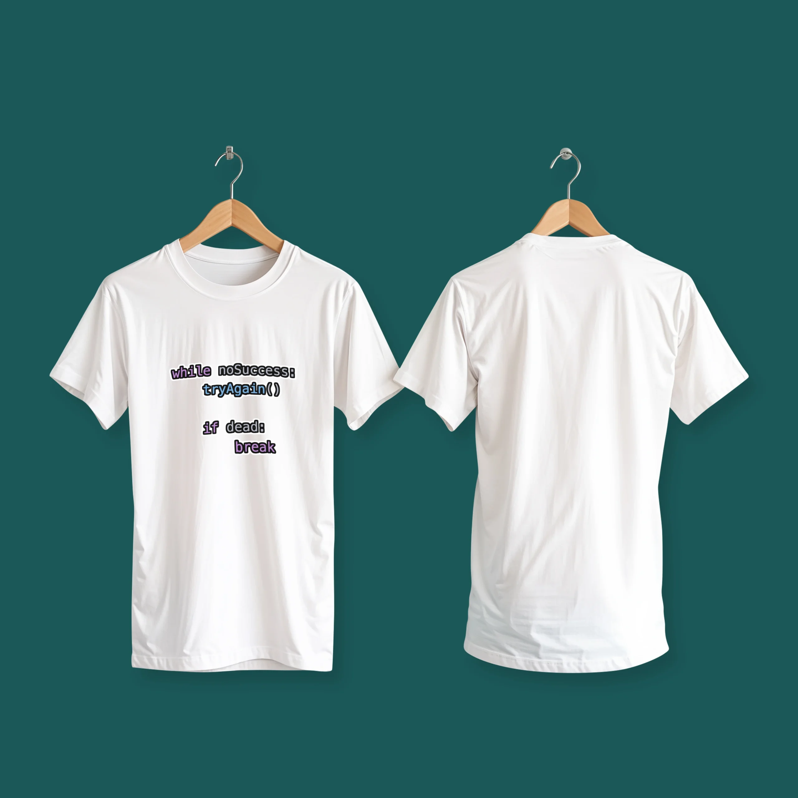 while-no-success-t-shirt-white-front-back